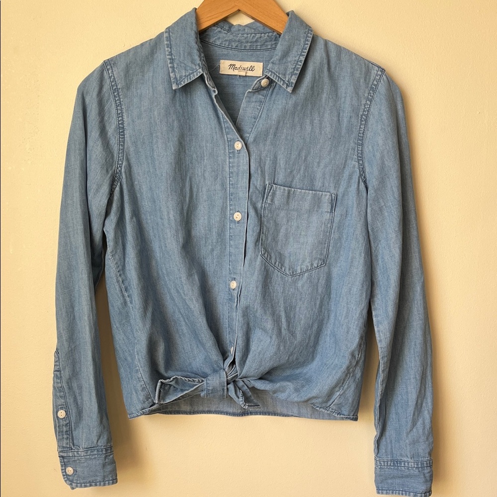 Madewell Light Blue Denim Shirt